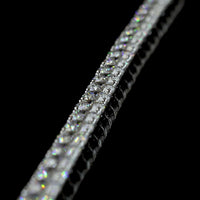 14K White Gold Tennis Bracelet with 41 Prong-Set Round Lab Diamonds - 8.81 Carats Total Diamond Weight, E-F Color, VS1 Clarity - Covaloro Fine Jewelry