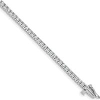 14K White Gold Tennis Bracelet with 66 Round Diamonds - 1.84 Carat Total Diamond Weight by Monteluci Fine Jewelry