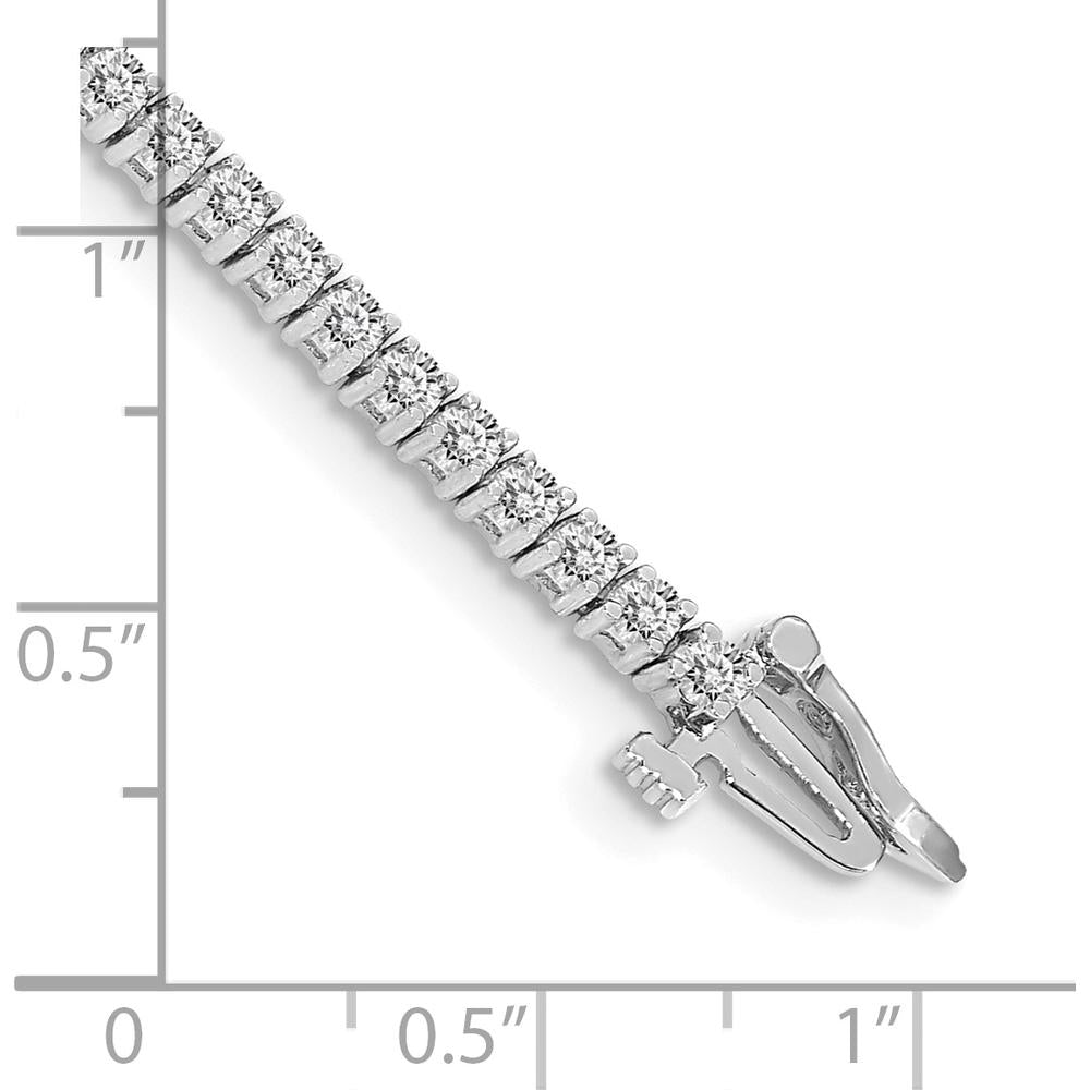 14K White Gold Tennis Bracelet with 66 Round Diamonds - 1.84 Carat Total Diamond Weight by Monteluci Fine Jewelry