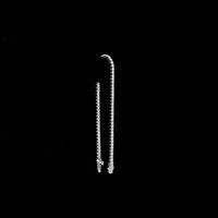 14K White Gold Tennis Bracelet with 74 Prong-Set Round Lab Diamonds - 2.96 Carat Total Weight, E-F Color VS Clarity - Covaloro Fine Jewelry