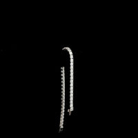 14K White Gold Tennis Bracelet with Prong Set Asscher Cut Lab Diamonds - 12.45 Carat Total Weight (E-F Color, VS1 Clarity) - Covaloro Fine Jewelry