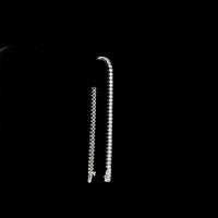 14K White Gold Tennis Bracelet with Prong-Set Oval Cut Natural Diamonds - 4.87 Carat Total Weight, E-F Color, VS+ Clarity - Covaloro Fine Jewelry