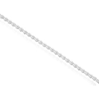 14K White Gold Tennis Bracelet with Prong-Set Round Brilliant Diamonds - 1.22 Carat Total Diamond Weight - Royal Jewelry