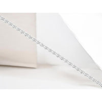 14K White Gold Tennis Bracelet with Prong-Set Round Brilliant Diamonds - 1.22 Carat Total Diamond Weight - Royal Jewelry