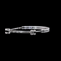 14K White Gold Tennis Bracelet with U-Prong Set Round Lab Diamonds - 0.90 Carat Total Weight, 29 Stones, E-F Color VS1 Clarity - Covaloro Fine Jewelry