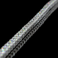 14K White Gold Tennis Necklace with 149 Prong-Set Brilliant Cut Lab Diamonds - 10.15 Carat Total Weight - Covaloro Fine Jewelry