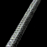 14K White Gold Tennis Necklace with 177 Prong-Set Round Lab Diamonds - E-F Color VS1 Clarity - 6.71 Carat Total Weight - Covaloro Fine Jewelry