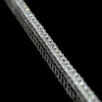 14K White Gold Tennis Necklace with 213 Prong-Set Round Lab Diamonds - 4.43 Carat Total Weight, E-F Color VS Clarity - Covaloro Fine Jewelry