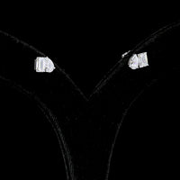 14K White Gold Toi et Moi Stud Earrings with Emerald Cut and Pear Cut Lab Grown CVD Diamonds - 1.77 Carats Total Diamond Weight - Covaloro Fine Jewelry