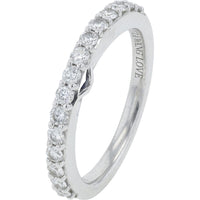 14K White Gold Vera Wang Emerald Cut Diamond Bridal Set with Double Halo and 1.83 Carat Total Diamond Weight