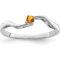 14K White Gold Wave Band Ring Mounting for Custom Family Jewelry by Monteluci Fine Jewelry