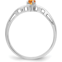 14K White Gold Wave Band Ring Mounting for Custom Family Jewelry by Monteluci Fine Jewelry