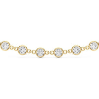 14K White/Yellow Gold 1.38 Carat Lab Diamond Necklace by Robinson's Jewelers