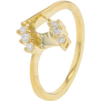14K Yellow Gold 0.17 Carat Marquise Cut Diamond Bridal Set - 0.50 Carat Total Diamond Weight