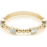 14K Yellow Gold 0.25 Carat Lab Diamond Fashion Band - Size 7 by Robinson's Jewelers