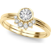 14K Yellow Gold 0.375 Carat Lab Diamond Fashion Ring - Ethical Luxury Brilliance - Size 7 by Robinson's Jewelers