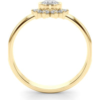 14K Yellow Gold 0.375 Carat Lab Diamond Fashion Ring - Ethical Luxury Brilliance - Size 7 by Robinson's Jewelers