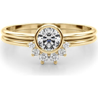 14K Yellow Gold 0.375 Carat Lab Diamond Fashion Ring - Ethical Luxury Brilliance - Size 7 by Robinson's Jewelers