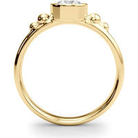 14K Yellow Gold 0.50 Carat Lab Diamond Fashion Ring - Timeless Elegance - Size 7 by Robinson's Jewelers