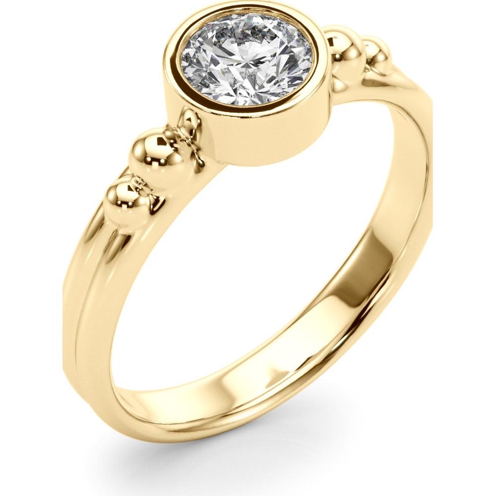 14K Yellow Gold 0.50 Carat Lab Diamond Fashion Ring - Timeless Elegance - Size 7 by Robinson's Jewelers