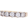 14K Yellow Gold 1.00 Carat Miracle Set Diamond Band