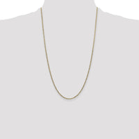 14K Yellow Gold 1.8mm Flat Figaro Chain Necklace - 26 inches by Oro Pregiato