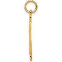 14K Yellow Gold #1 Son Charm - A Symbol of Father's Love and Pride by Oro Pregiato