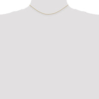 14K Yellow Gold 14" Diamond-Cut Parisian Wheat Chain with Lobster Clasp - Elegant 0.8mm Width Necklace by Oro Pregiato