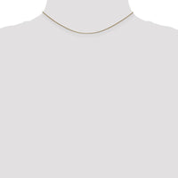 14K Yellow Gold 14-inch .8mm Round Snake Chain with Lobster Clasp by 0