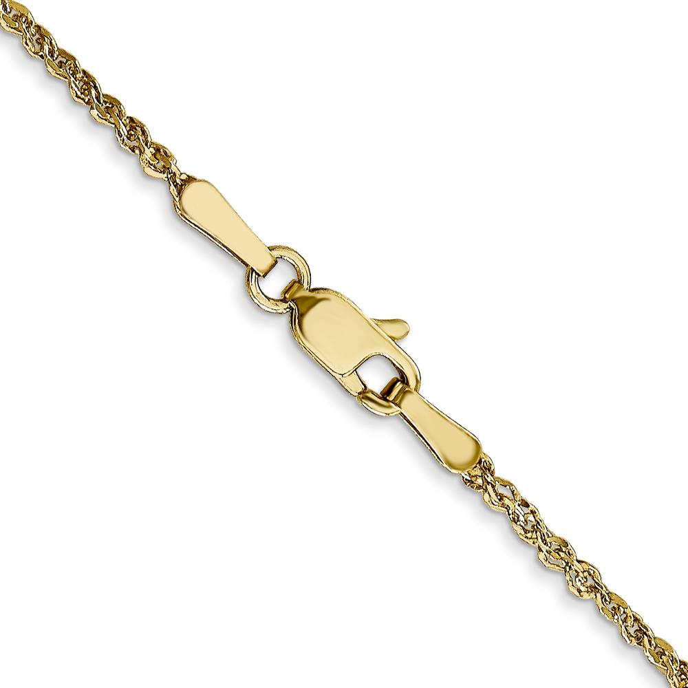 14K Yellow Gold 14" Ropa Chain Necklace with Lobster Clasp - 1.7mm Width by 0