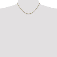 14K Yellow Gold 16" 1.6mm Round Snake Lobster Clasp Chain by 0