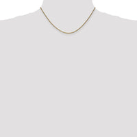 14K Yellow Gold 16" 1.7mm Spiga Chain Necklace with Lobster Clasp by Oro Pregiato