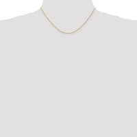 14K Yellow Gold 16" 1mm Parisian Wheat Chain with Lobster Clasp by Oro Pregiato
