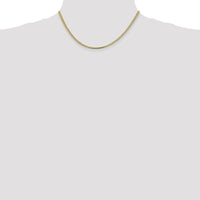 14K Yellow Gold 16" 2.3mm Franco Chain with Lobster Clasp by Oro Pregiato