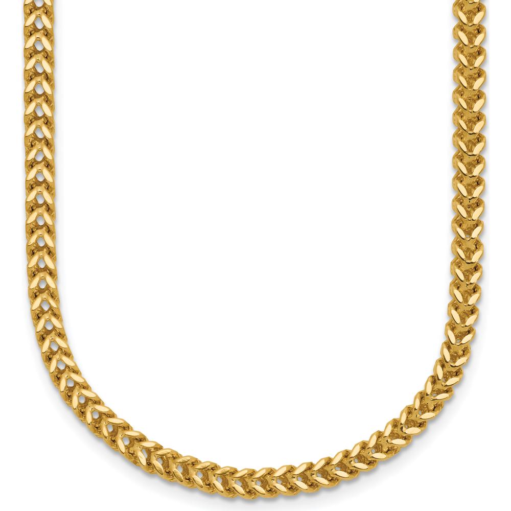 14K Yellow Gold 16" 2.5mm Franco Chain with Lobster Clasp by Oro Pregiato
