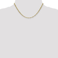 14K Yellow Gold 16" 2.75mm Lightweight Singapore Chain with Lobster Clasp by Oro Pregiato