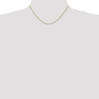 14K Yellow Gold 16" Box Chain Necklace with Lobster Clasp by Oro Pregiato