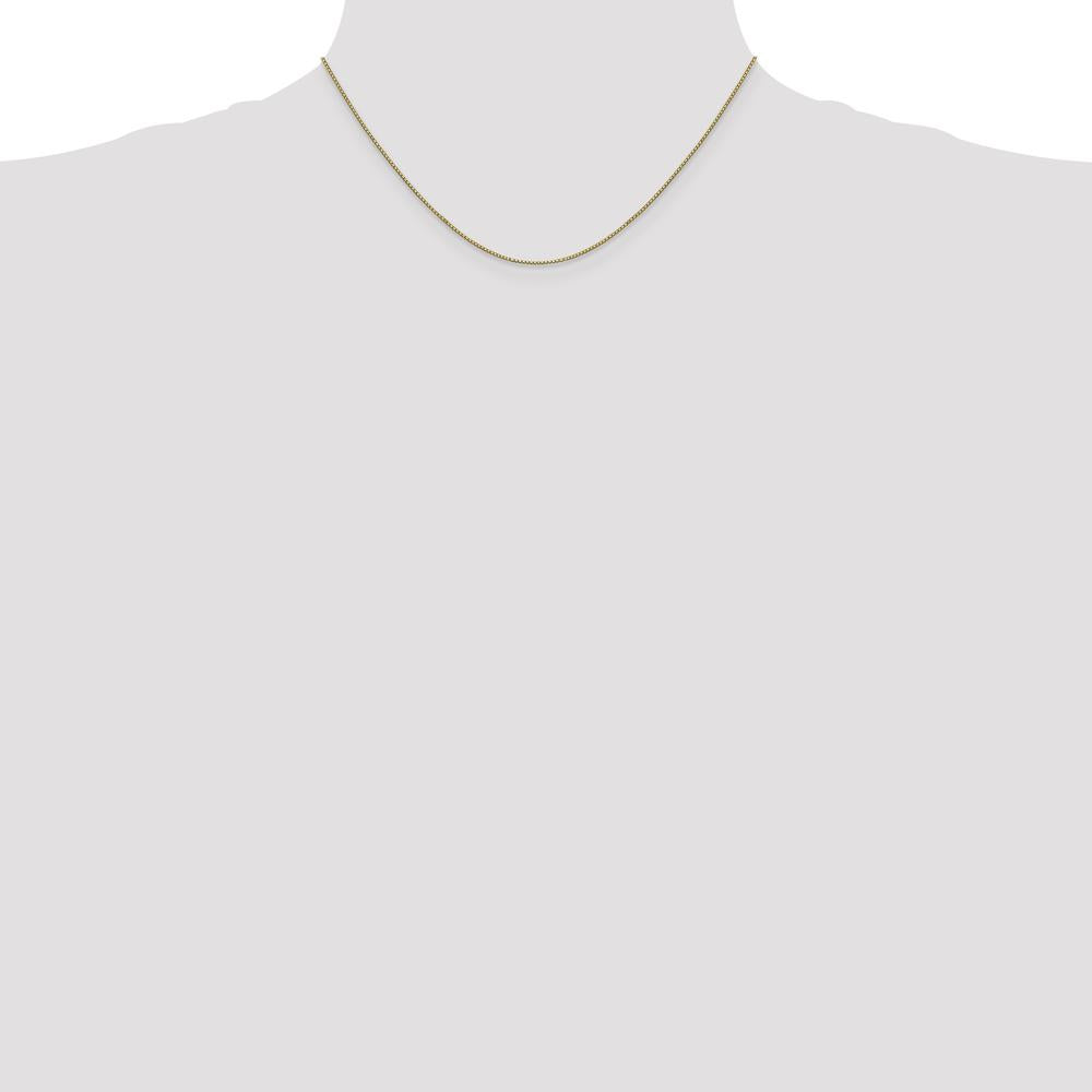 14K Yellow Gold 16" Box Chain Necklace with Lobster Clasp by Oro Pregiato