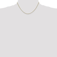 14K Yellow Gold 16" Box Chain Necklace with Lobster Clasp by Oro Pregiato