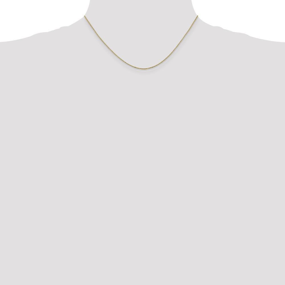 14K Yellow Gold 16" Box Chain Necklace with Spring Ring Clasp by Oro Pregiato