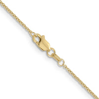 14K Yellow Gold 16" Cable Chain Necklace with Lobster Clasp - 1.2mm Width by Oro Pregiato