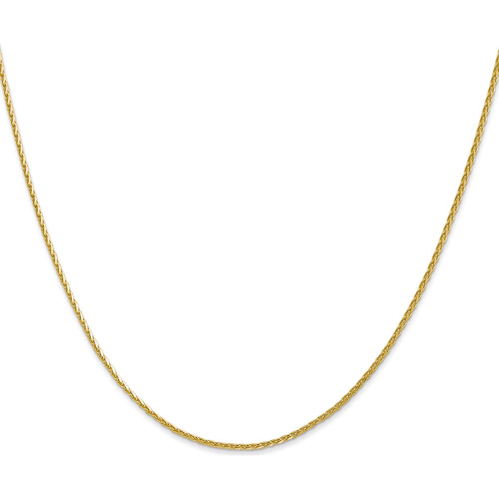 14K Yellow Gold 16" Diamond-Cut Parisian Wheat Chain with Lobster Clasp by Oro Pregiato