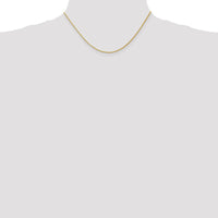 14K Yellow Gold 16" Diamond-Cut Parisian Wheat Chain with Lobster Clasp by Oro Pregiato