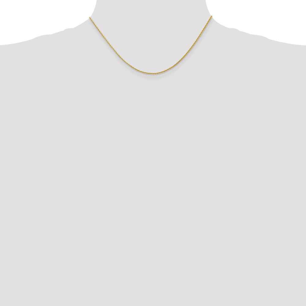 14K Yellow Gold 16" Diamond-Cut Parisian Wheat Chain with Lobster Clasp by Oro Pregiato