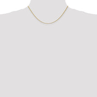 14K Yellow Gold 16" Diamond-Cut Rope Necklace with Lobster Clasp by Oro Pregiato