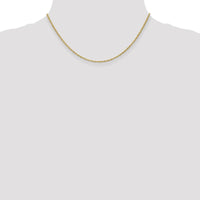14K Yellow Gold 16" Heavy Baby Rope Chain with Lobster Clasp by Oro Pregiato