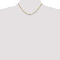 14K Yellow Gold 16-inch 2.5mm Herringbone Chain Necklace by 0