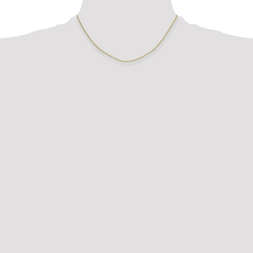 14K Yellow Gold 16" Mariners Link Chain - 1.5mm Width by Oro Pregiato
