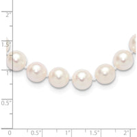 14K Yellow Gold 16" Necklace with 8-9mm White Round Akoya Cultured Pearls by Monteluci Fine Jewelry