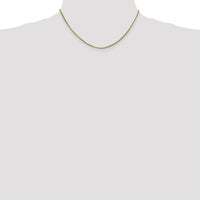 14K Yellow Gold 16" Octagonal Snake Chain Necklace - Polished Diamond-Cut Finish by Oro Pregiato